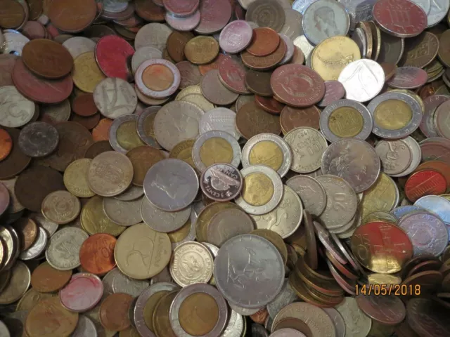 1 Kg Münzen Europa Nordamerika - Kilo - Kilogramm - Toppreis für Münzkiloware