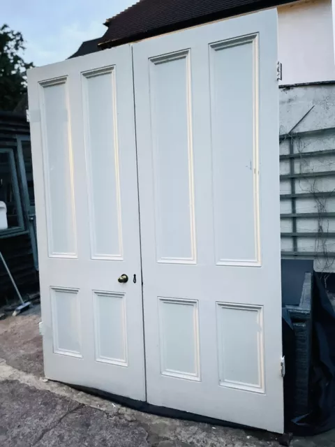 Beautiful LARGE ORIGINAL Reclaimed Vintage/Victorian /Edwardian Double Door