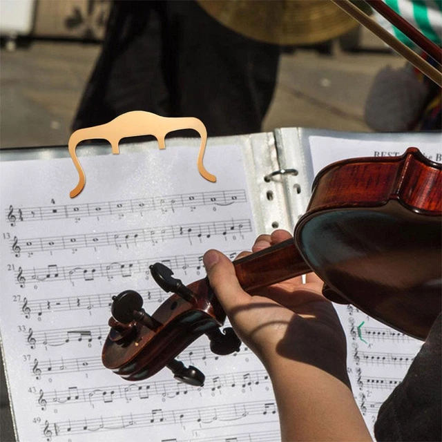 Music Book Clip- Page Holder For Sheet Music Stands, Musicians Pianos, N SALE