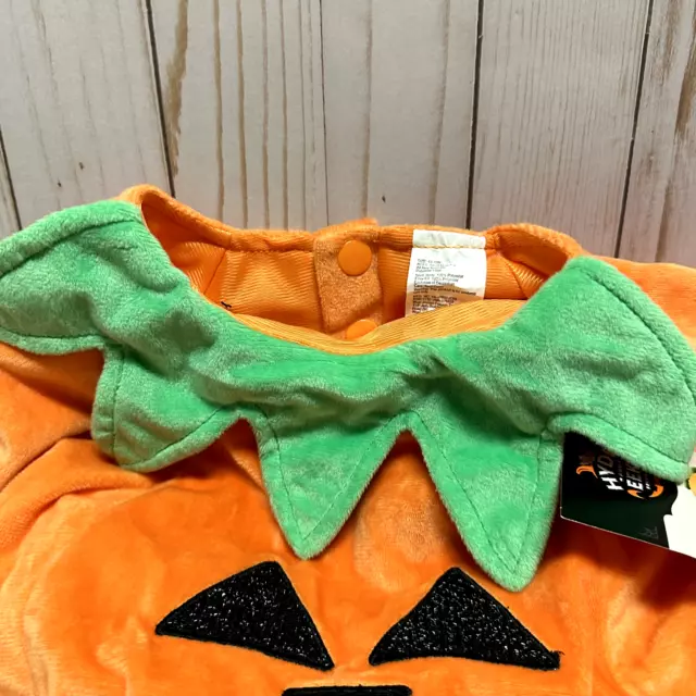 Target Hyde and Eeek Boutique Infant Pumpkin Costume 12-18 Months Pullover Hat 2