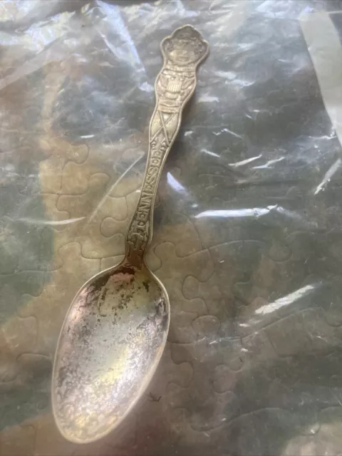 State Of Tennessee silver plate souvenir spoon