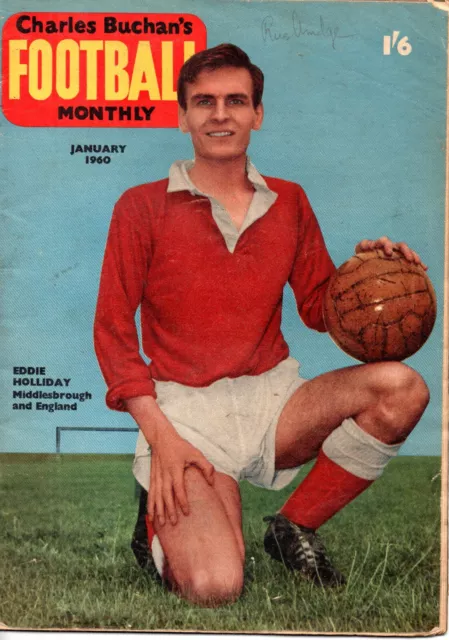 Charles Buchans Football Monthly Magazine January 1960