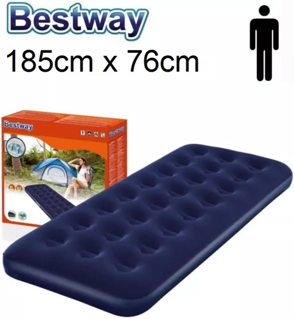 Colchon hinchable 185cm x 76cm x 22cm BESTWAY colchón inflable individual