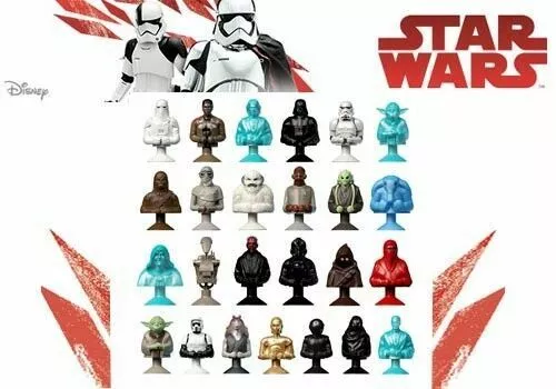 Star Wars - Leclerc 2017 - figurine MicroPopz - une figurine au choix