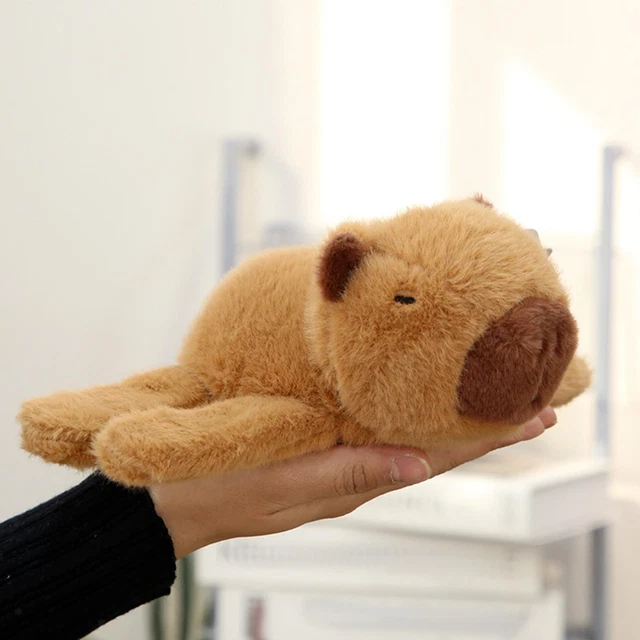MisFun Capybara Peluche Braccialetti Slap per Bambini, Capibara Peluche Huggers Slap Bracciali, Marrone Peluche di Capibara, Peluche Bambina per Natale, Feste di Compleanno (C