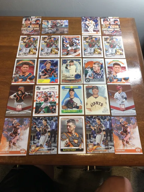 Buster Posey 24 Card Giants Lot