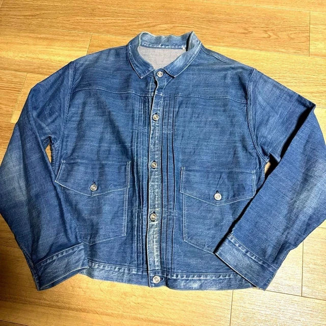Levi's Vintage Clothing Blouse 1879 Selvedge Japan Denim – Taille L, Neuf Avec étiquettes | Jean Japonais Vintage