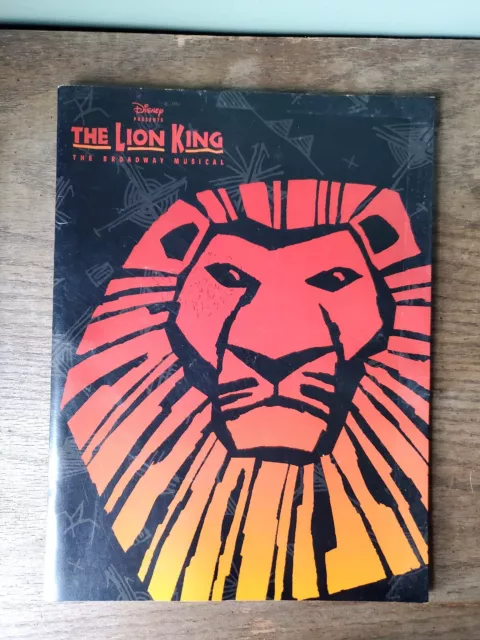 Disney's The Lion King Broadway Musical Souvenir Program & Insert Autograph Read