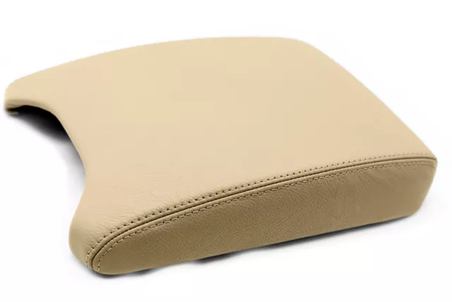 Center Console Armrest Leather Synthetic Cover for 2000-2006 BMW X5 E53 Beige 3