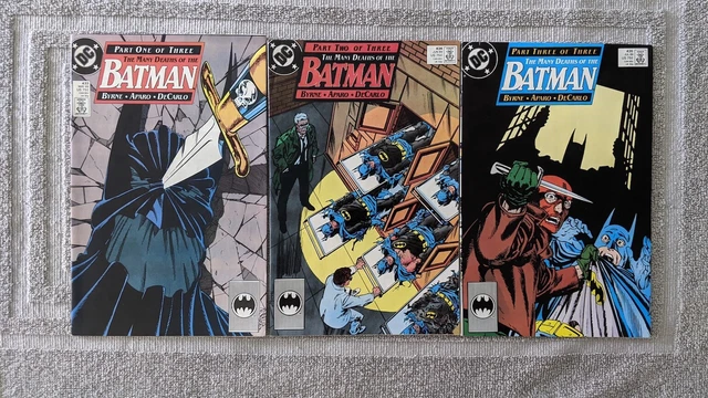 Batman #433,434,435, 1989, Complete 3 Part "Many Deaths Of Batman" Story, VF/NM