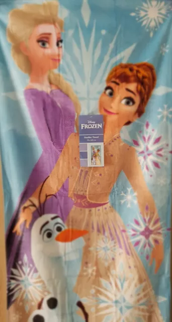 Elsa & Anna Handtuch Disney 70 x 140 cm Strandtuch Frozen Badehandtuch Baumwolle 3