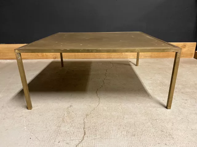 Table Basse Laiton Design Moderniste 1950 Scandinave Vintage Maison Charles 3