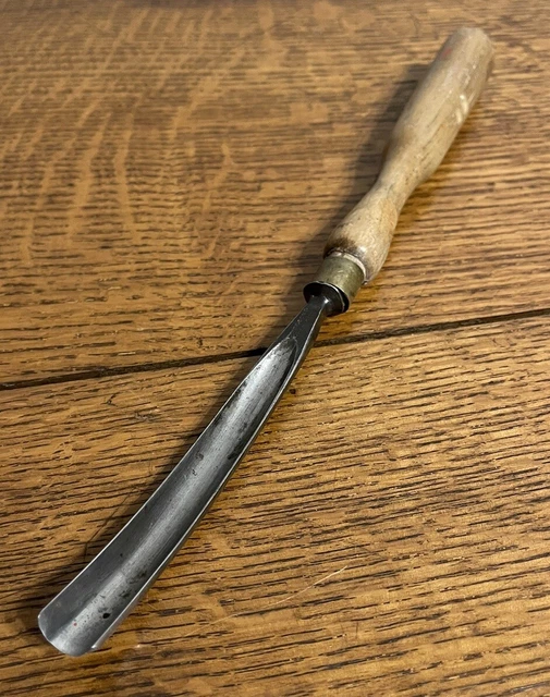 SJ ADDIS PRIZE Medal Deep Carving Gouge Swept Old Woodworking Hand ...