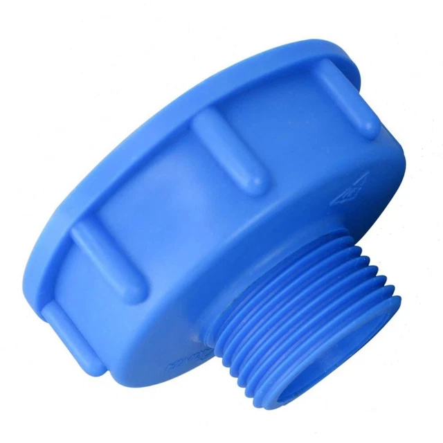 IBC ADAPTERS 1/2INCH 1inch Blue Female Thread Adapter For S60x6 Water ...