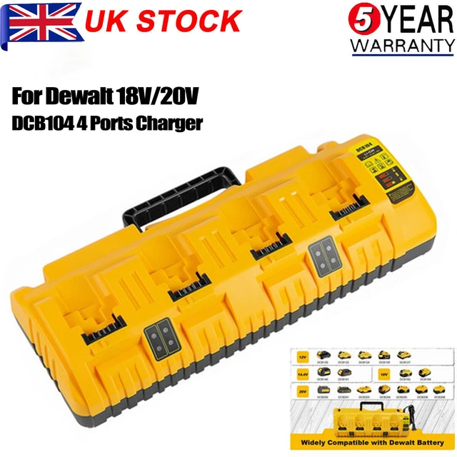 FOR DEWALT DCB104 Liion Fast Battery Charger 18V 54V Flexvolt XR With