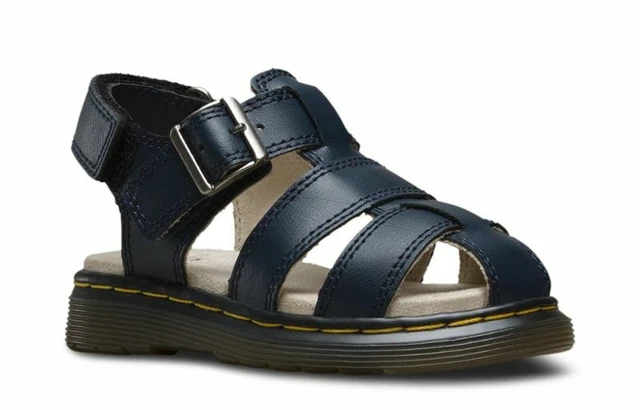 Sandales Dr Martens Pour Enfants – Modèle 6A03 En Cuir Rose | Boucle Réglable – Look Décontracté & Solide