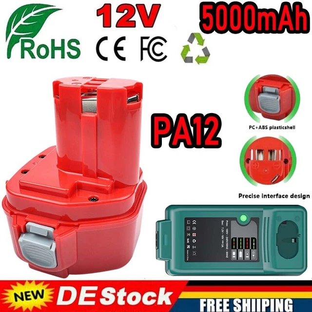 Per Batteria Maka 12V Per Maka 1222 1233 1220 1234 1235 192598-2 PA12 6213D 6217D 6227D 6313D Ni-mh Batteria Di Ricambio - Foto 5