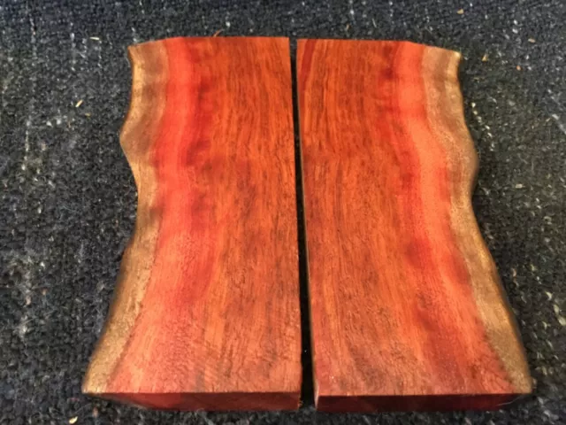 Jarrah timber slices. Live edge. Knife scales. Wood crafting. Mini slabs