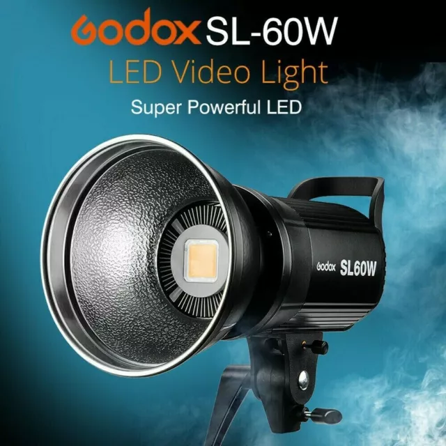 Godox SL-60W 5600K LED Video Studio Light Photography Lighting Bowens + Remote 2