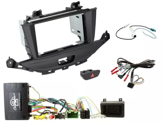 Mascherina Kit intero autoradio monitor Doppio 2 DIN Astra K 2018 Vauxhall Opel