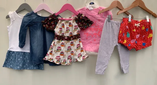 Girls bundle of clothes age 9-12 months F&F next