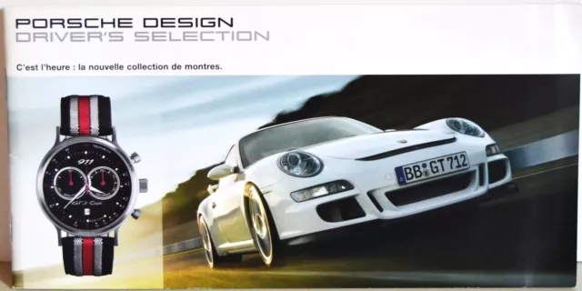 Porsche catalogue "Collection de montres" FR. Edition 07/07. WVK 819 330 08.