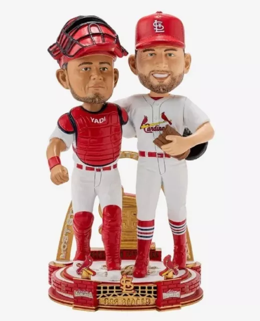 Adam Wainwright Yadier Molina St Louis Cardinals Record Bobblehead