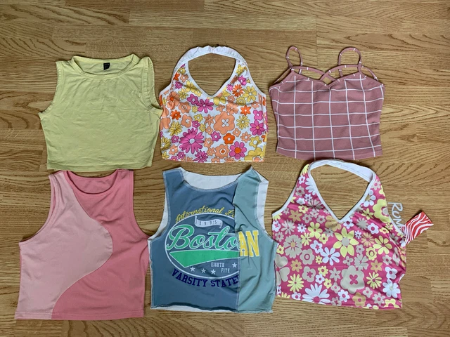 Bundle/Job Lot~Ladies/Girls~Size 8-10 Summer T Shirts~ Crop Tops~Beachwear 🌞