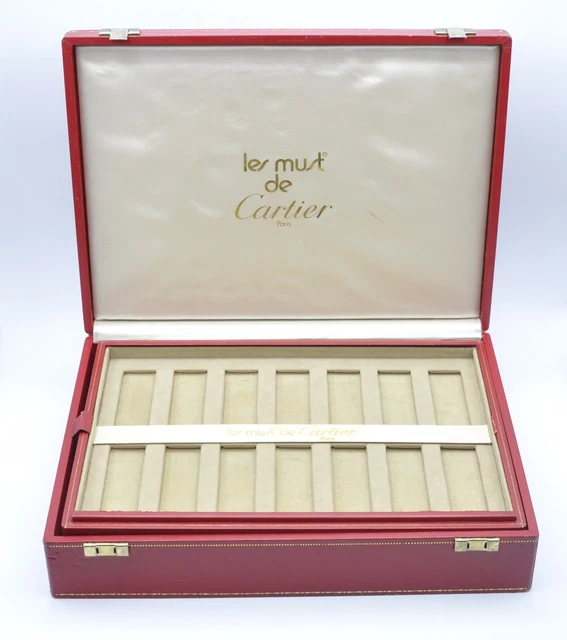 Cartier vintage original leather case (lighter holder) for 28 lighters storage