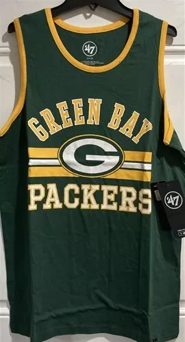 Green Bay Packers NFL '47 Brand Green Men's Tubular Tank Top