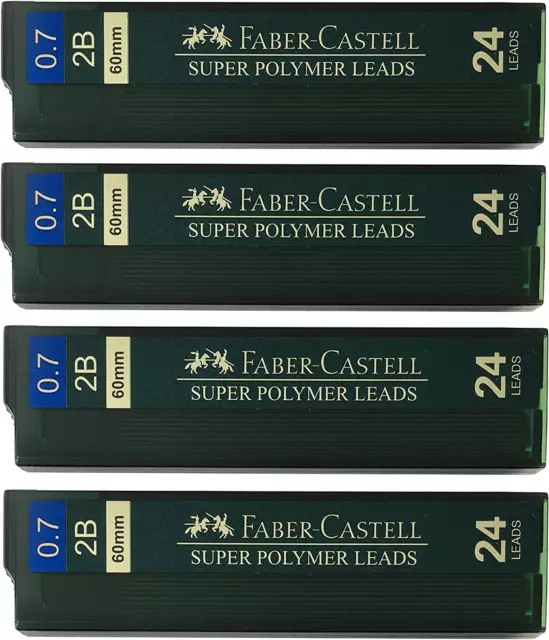 0.7Mm 2B Super Polymer Premium Strong Dark Smooth Leads Mechanical Pencil Lead R