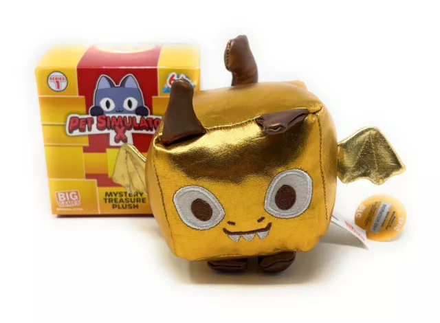 Pet Simulator X Mystery Treasure Plush, Assorted - Soft Toys