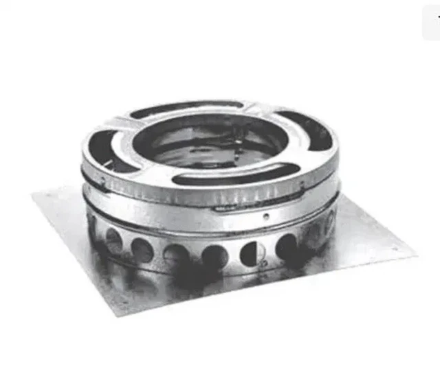 New 6" DuraPlus Triple Wall All Fuel Base Plate - 6DP-BP