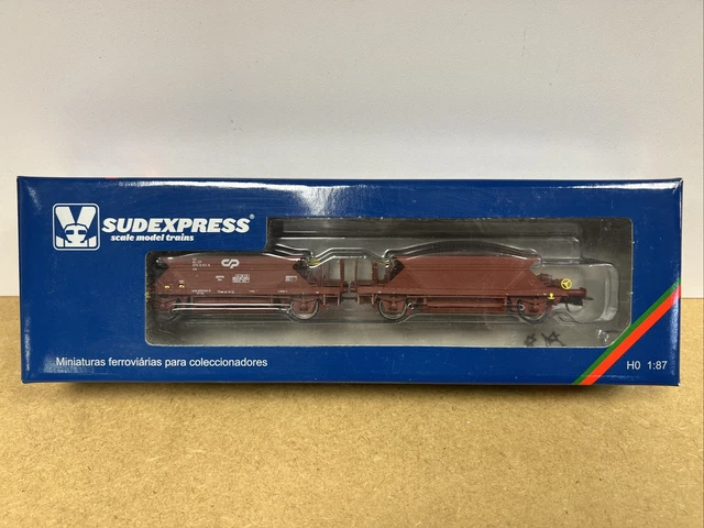 ho sudexpress 1:87 us wagons ballast ar comprimido (cp) ref 801309 neuf !