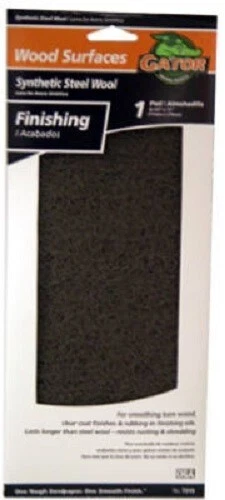 Ali  Gator Grit, Wood Finishing Pad, Gray, 7319