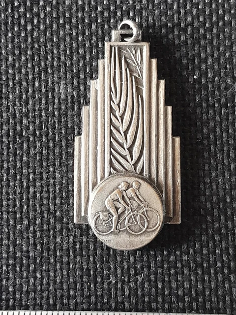 Médaille Cyclisme Ancienne - Argentée - 1949 - 100 Kms