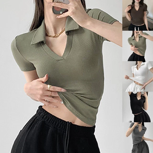 Haut (Chemisier/Blouse) New Look - Taille 12 - Kaki - Manches Évasées Avec Nœud Devant - Neuf Sans Étiquette