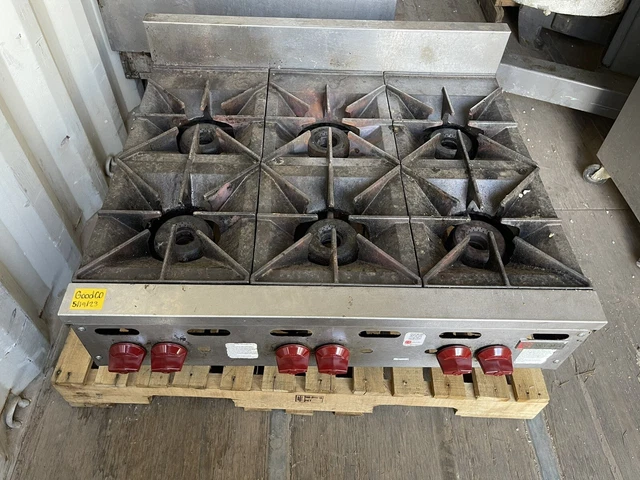 Wolf 6 Burner Countertop Natural Gas