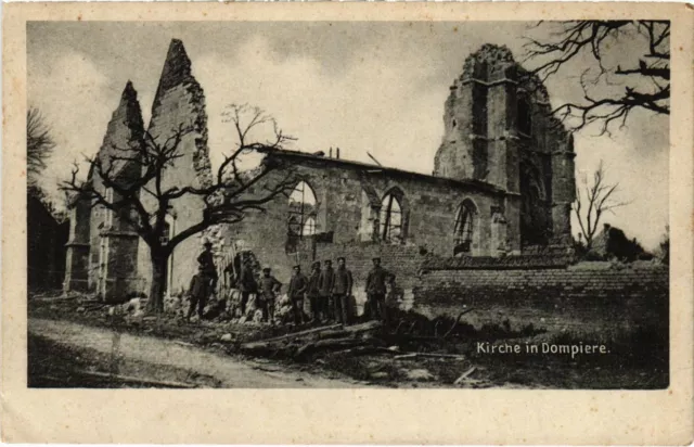 CPA Dompiere - L'Eglise - Kirche - Ruines (1036983)