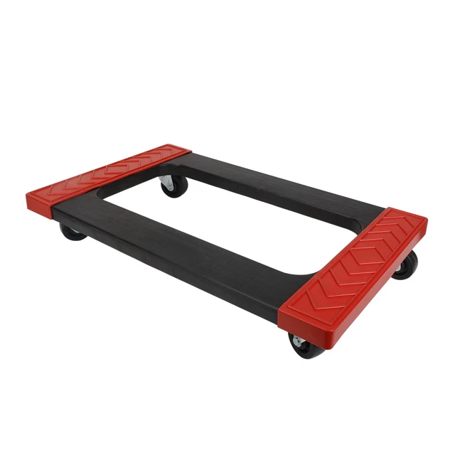 NEW 800-LB-Capacity 18 x 30 Resin Box Freight Moving Push Dolly Hand-Cart Truck