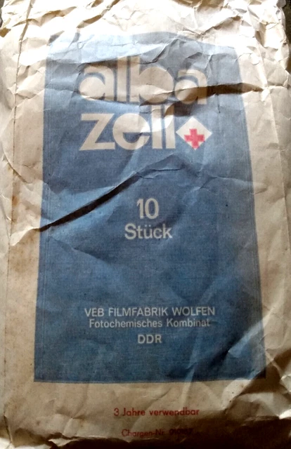 alba Zell VEB Filmfabrik Wolfen Original DDR Damenbinden 10 Stück 70ér Jahre