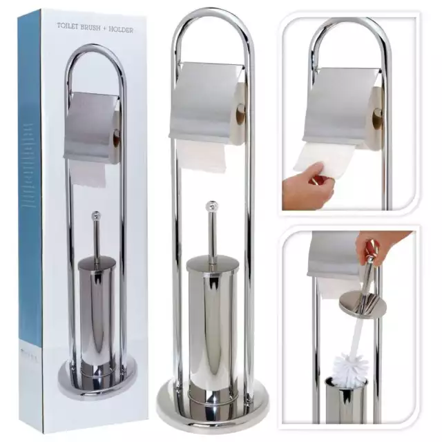 Bathroom Solutions Porte-papier hygiÃ©nique/porte-brosse de toilettes