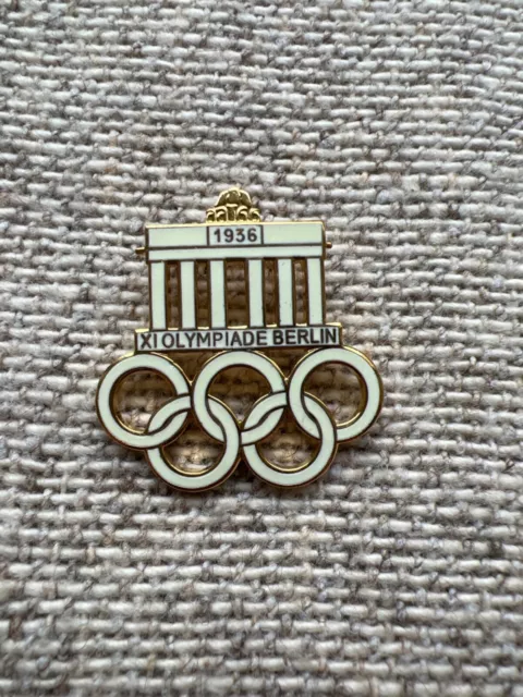 1936 Berlin Germany Summer Olympic Games Pin, Brandenburg Gate