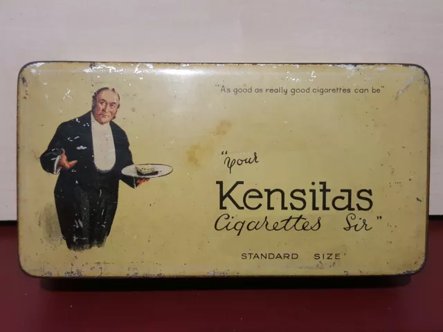 Your Kensitas Cigarettes Sir - Standard Size - Vintage Tin