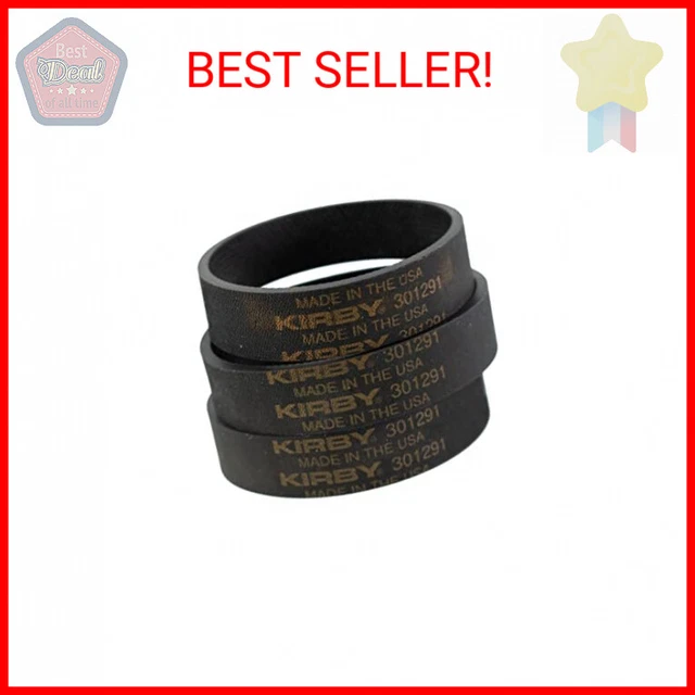 Kirby Vacuum Cleaner Belts 3 Belts Bundle Part 301291G