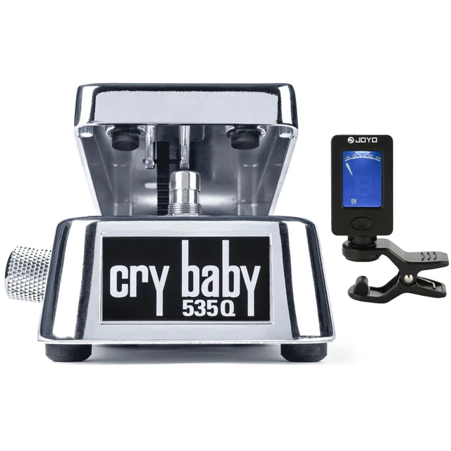 Dunlop 535Q-C Cry Baby Multi-Wah Guitar Effects Pedal with Tuner