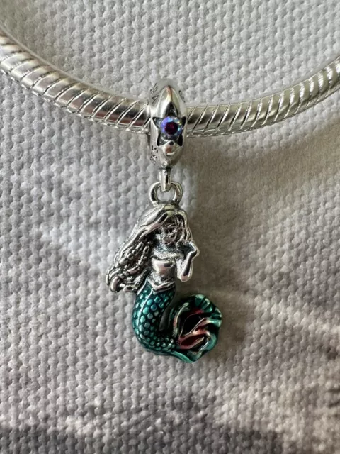 Pandora Disney The Little Mermaid Ariel Dangle Charm