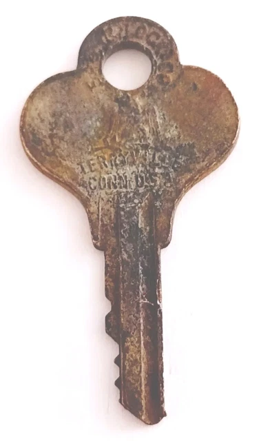Candado vintage Key EAGLE LOCK CO TERRYVILLE CONN 76P49 candado de 1-3/4" de repuesto