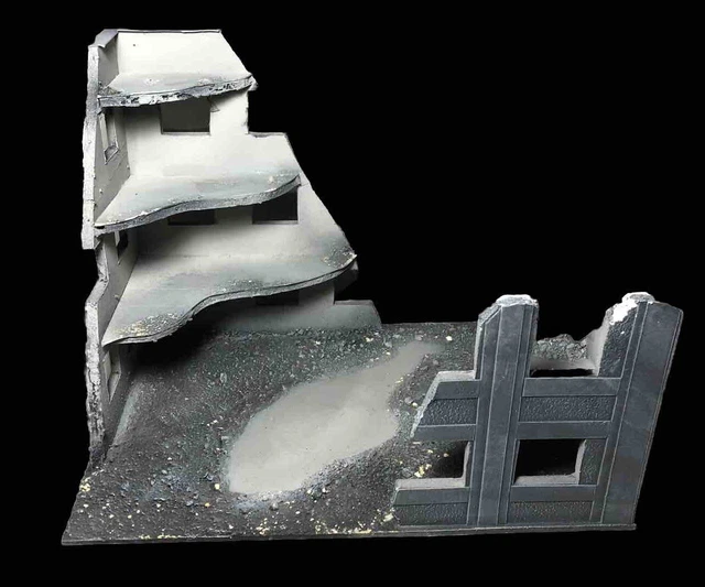 40K TERRAIN RUINED Cathedral Warhammer Scenery | Building Battlefield ...