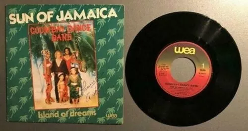 Vinyle de Goombay dance band : "Sun of Jamaica" - "Island of dreams"